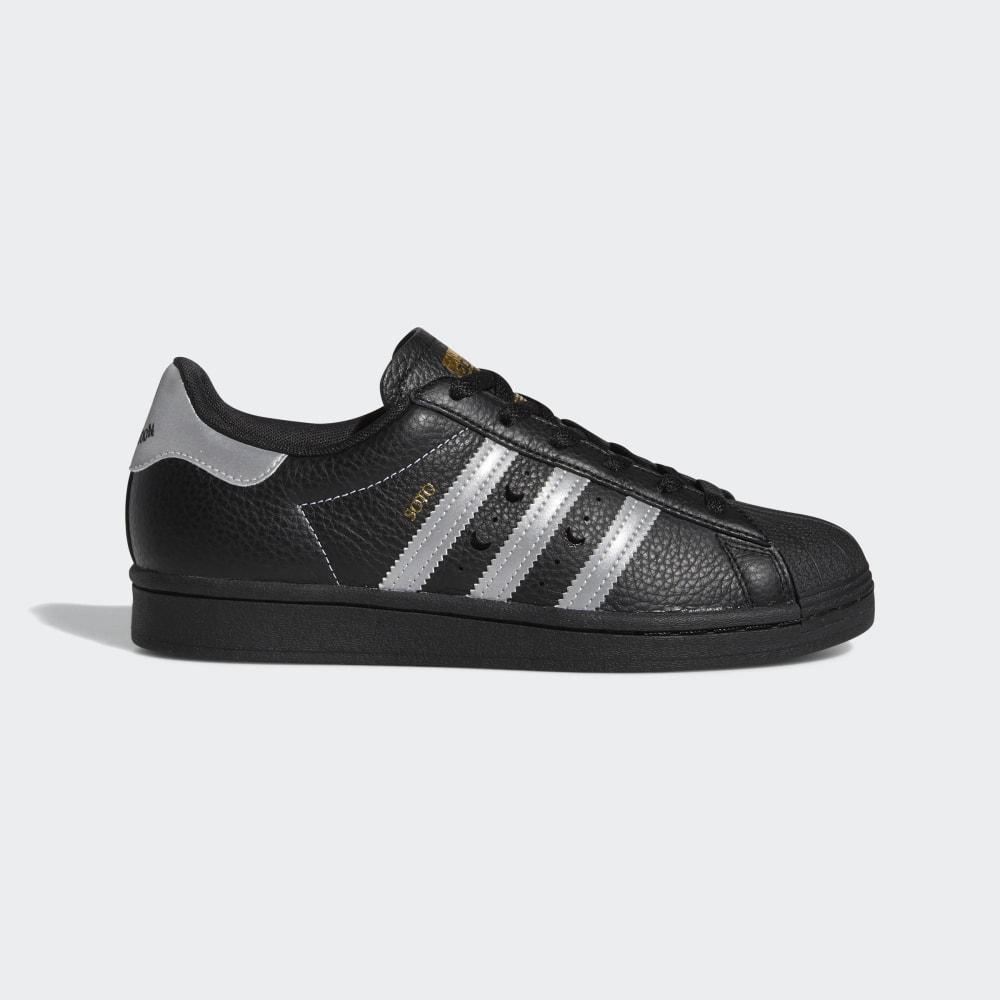 Adidasi Skate Adidas Superstar ADV x Soto Dama Romania - Negrii/Argintii Metal/Aurii Metal FW2021